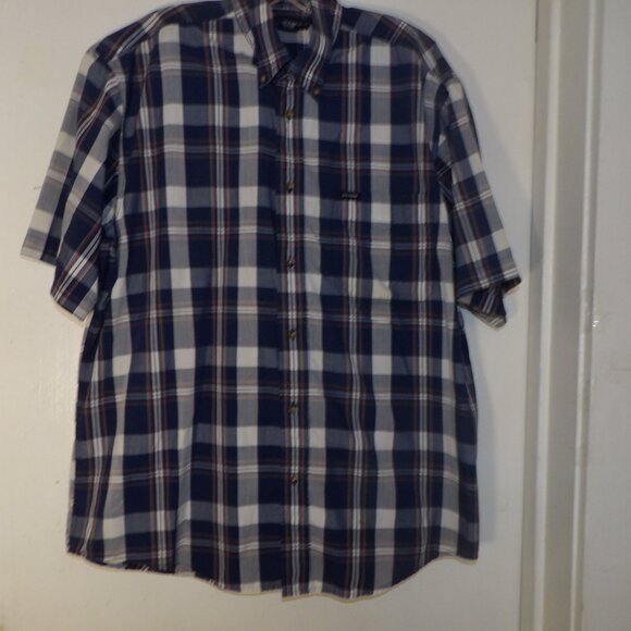 Ivy Crew Short Sleeve Button Down Shirt Sz L - Picture 1 of 6